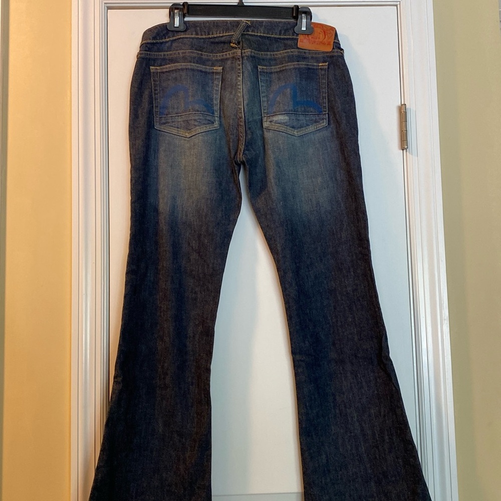 Evisu Cotton Stretch Rare Logo Pocket Amazing Fit Jeans Never Used